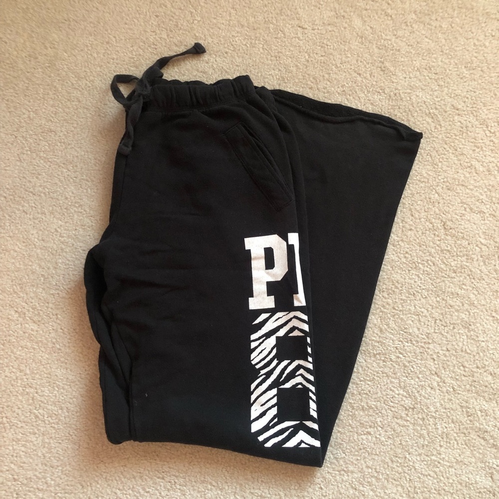 Victoria’s Secret Pink black sweatpants